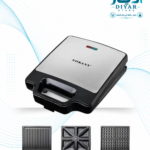 ساندوتش ميكر سوكاني 3×1 ساندوتش ووافل وجريل بقوة 1400 وات – SK-BBQ-852